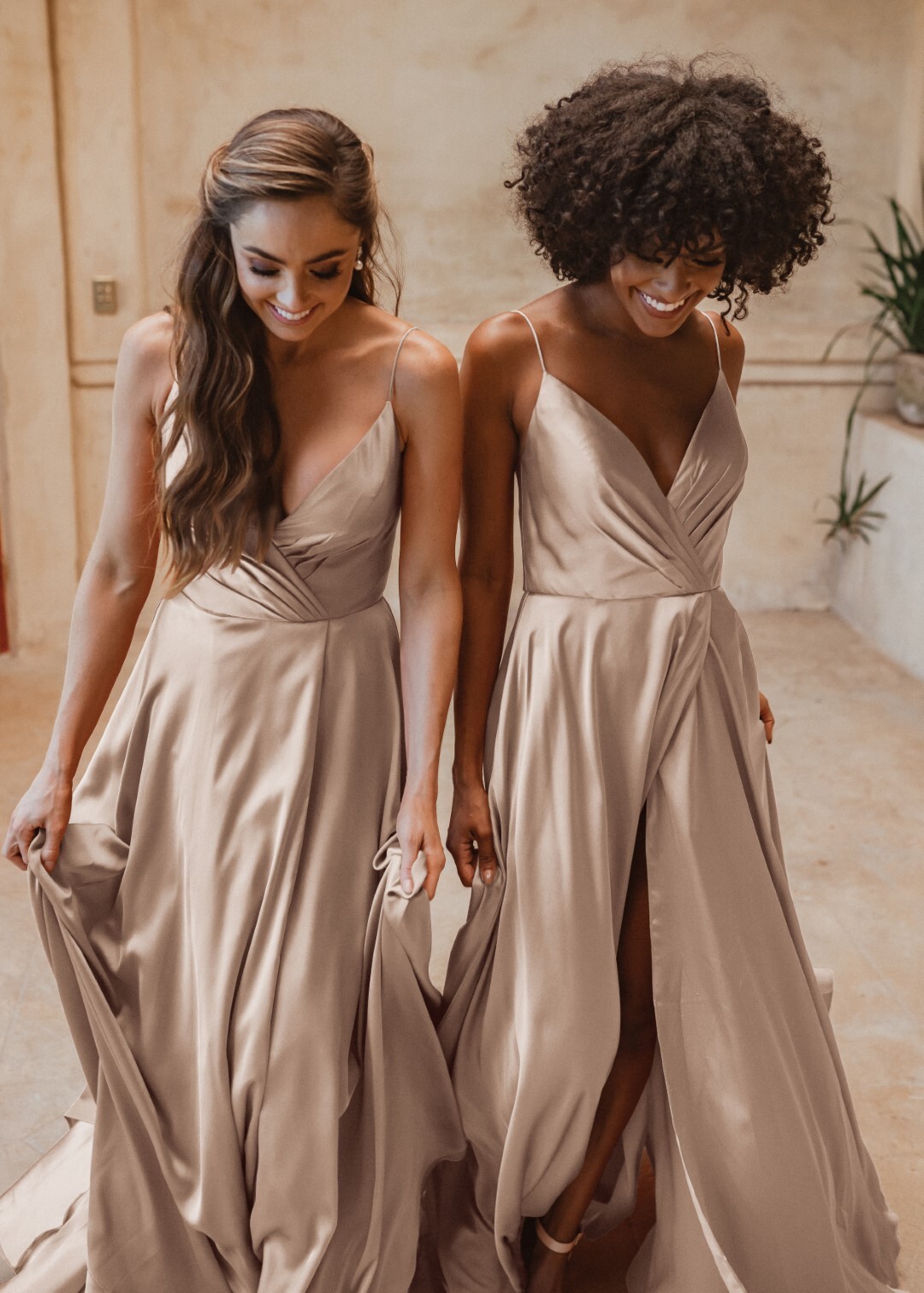 Model wearing a white Maggie Sottero dress