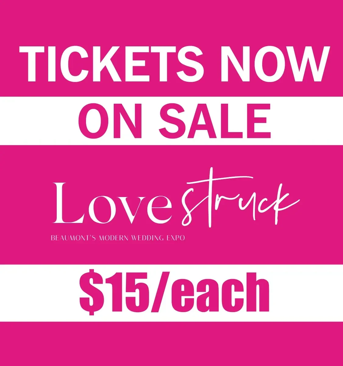 Bridal Expo Banner for Mobile